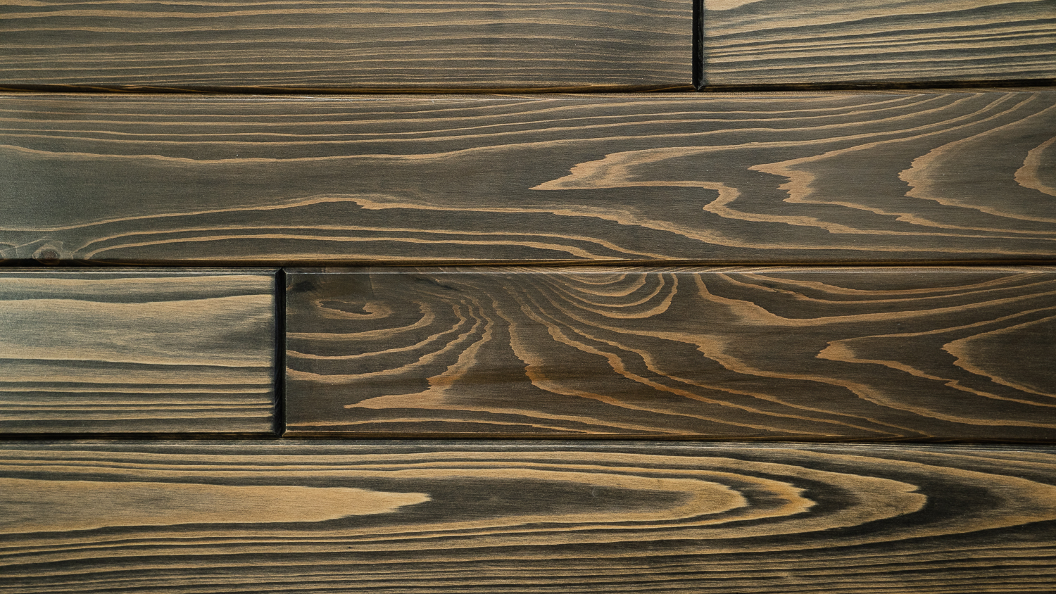ebony smooth wood prefinished color